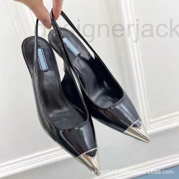sandals designer 2023 new metal head fashion outwear high heels women's summer breathable cool pointed toe wrap slim m613, Black
sandals designer 2023 new metal head fashion outwear high heels women's summer breathable cool pointed toe wrap slim m613, Black