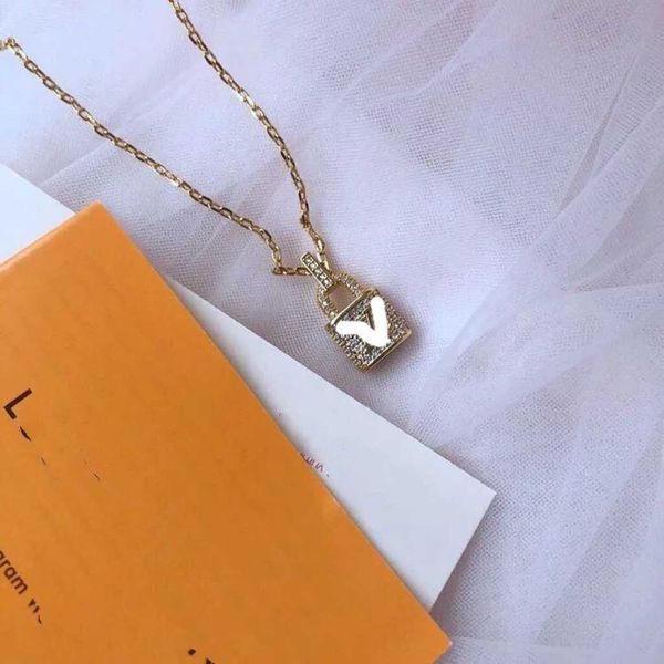 2023 designer new donkey family full diamond small temperament network red lock love necklace gifts to girlfriend's lover, Black
2023 designer new donkey family full diamond small temperament network red lock love necklace gifts to girlfriend's lover, Black
