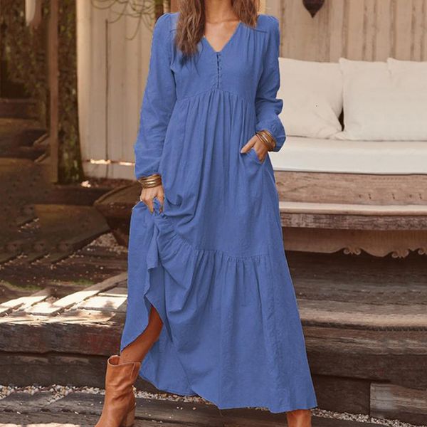casual dresses autumn women dress fashion vintage buttons party dress casual solid long sleeve v-neck a-line women dresses 230327, Black;gray
casual dresses autumn women dress fashion vintage buttons party dress casual solid long sleeve v-neck a-line women dresses 230327, Black;gray