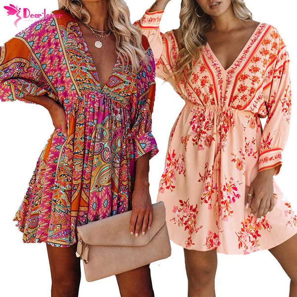 new dear-lover 2023 arrivals summer wholesale women vintage floral printed v neck cut out ruffle lady mini bohemian boho dress, Black;gray
new dear-lover 2023 arrivals summer wholesale women vintage floral printed v neck cut out ruffle lady mini bohemian boho dress, Black;gray