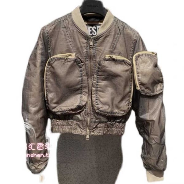 vintage colthing women baseball jacket dies designer jacket short zipper cardigan flight coat oversize parker womens motorcycle windbreaker, Black;brown
vintage colthing women baseball jacket dies designer jacket short zipper cardigan flight coat oversize parker womens motorcycle windbreaker, Black;brown