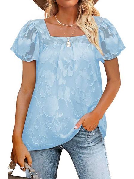 women's blouses shirts summer loose chiffon womens and blouses fashion square collar short sleeve office work lady oversize casual ele, White
women's blouses shirts summer loose chiffon womens and blouses fashion square collar short sleeve office work lady oversize casual ele, White