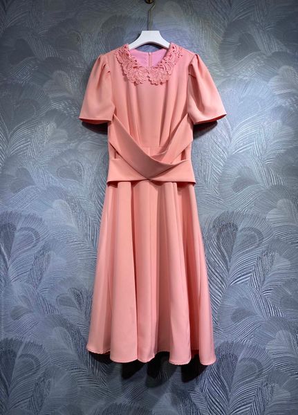 european station women's dress 2023 summer show new premium women's dress elegant temperament medium length pink dress, Black;gray
european station women's dress 2023 summer show new premium women's dress elegant temperament medium length pink dress, Black;gray