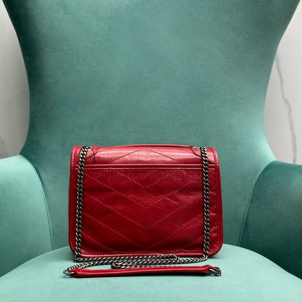 10a pleated cowhide niki bags designers woman messenger handbag designer courier bag backpacks crossbody luxury small capacity real leather, Black;red
10a pleated cowhide niki bags designers woman messenger handbag designer courier bag backpacks crossbody luxury small capacity real leather, Black;red