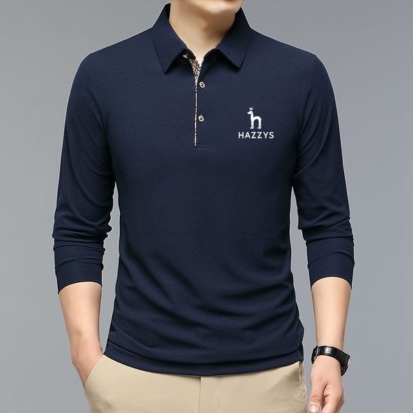 mens polos fashion solid shirt hazzys korean clothing long sleeve casual fit slim man button collar 230328, White;black
mens polos fashion solid shirt hazzys korean clothing long sleeve casual fit slim man button collar 230328, White;black