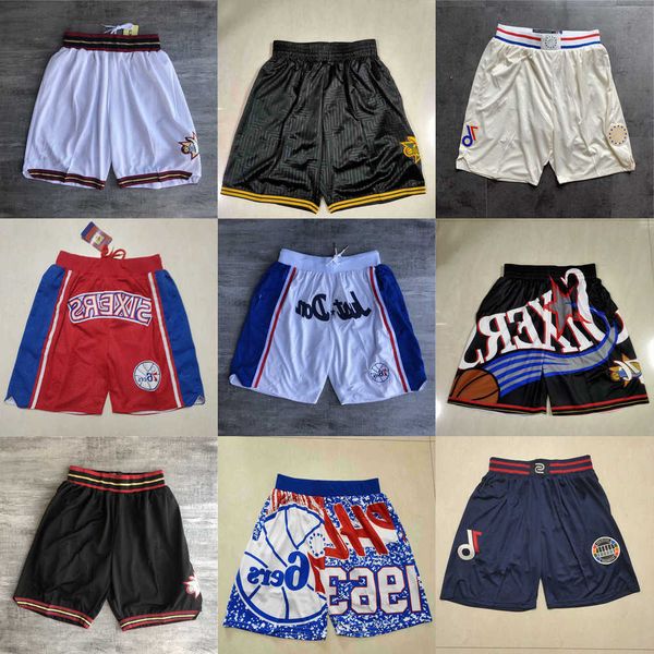 2023 philadelphia''76ers''men throwback basketball shorts pocket, Black
2023 philadelphia''76ers''men throwback basketball shorts pocket, Black