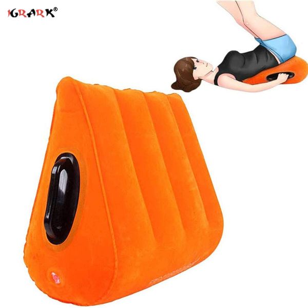 socks inflatable position pillow triangle sofa cushion with handle for women deep penetration toys for couple support, Black;white
socks inflatable position pillow triangle sofa cushion with handle for women deep penetration toys for couple support, Black;white