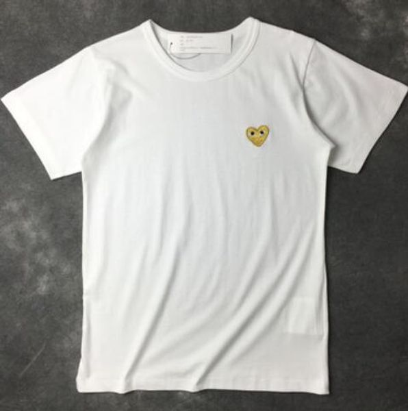 europe fashion men designer play t shirts red heart t-shirts commes casual women des badge garcons cotton embroidery short sleeve summer tee, White;black
europe fashion men designer play t shirts red heart t-shirts commes casual women des badge garcons cotton embroidery short sleeve summer tee, White;black
