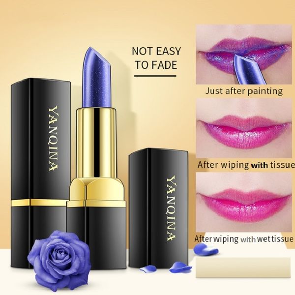 magic lipstick changes color waterproof blue lipstick glossy lipsticks long lasting lip stick women makeup cosmetics cute make-up
magic lipstick changes color waterproof blue lipstick glossy lipsticks long lasting lip stick women makeup cosmetics cute make-up