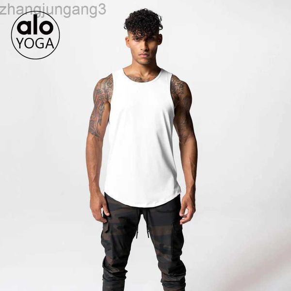 designer alos yoga men's quick-drying sleeveless t-shirt ice silk sports tank relaxed running training, White;black
designer alos yoga men's quick-drying sleeveless t-shirt ice silk sports tank relaxed running training, White;black