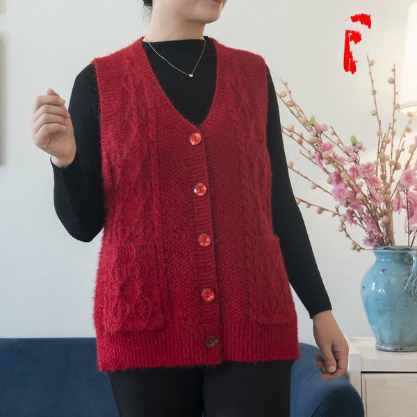 women's vests women autumn winter solid sweater vest lady mid-aged loose sleeveless knitted female coats simple casual waistcoat c119 2, Black;white
women's vests women autumn winter solid sweater vest lady mid-aged loose sleeveless knitted female coats simple casual waistcoat c119 2, Black;white