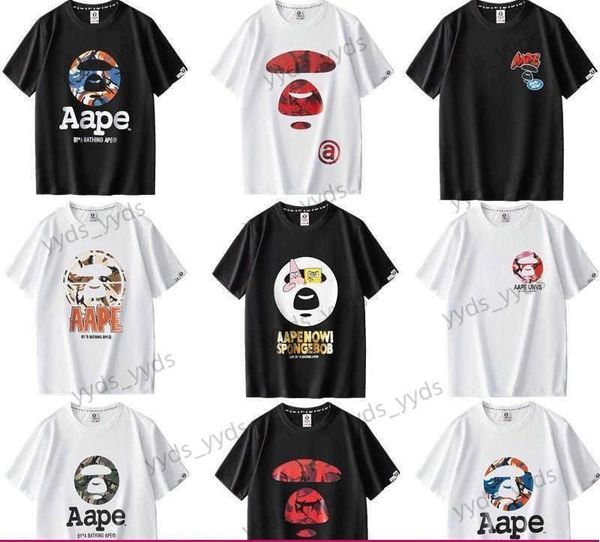 men's t-shirts ape head men's and women's round neck short sleeve versatile camo print casual cotton couple t-shirt women, White;black
men's t-shirts ape head men's and women's round neck short sleeve versatile camo print casual cotton couple t-shirt women, White;black