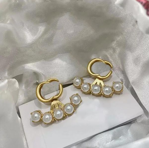 2023 fashion charm earrings for women stud earrings pearl jewelry gold letters hoop earring diomond box wedding ear studs charm new jewelry, Golden
2023 fashion charm earrings for women stud earrings pearl jewelry gold letters hoop earring diomond box wedding ear studs charm new jewelry, Golden