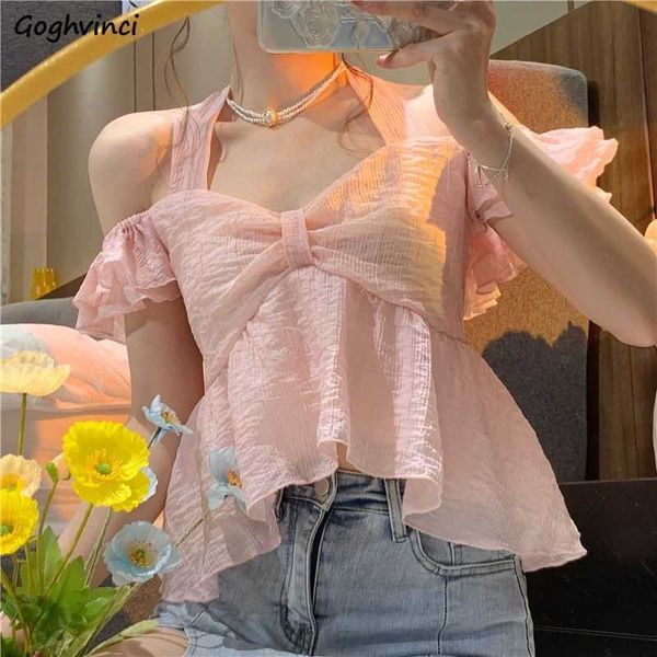women's blouses shirts cropped shirts women summer sweet backless trendy solid tender slash neck french style leisure all-match classic, White
women's blouses shirts cropped shirts women summer sweet backless trendy solid tender slash neck french style leisure all-match classic, White