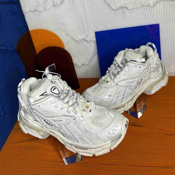 plate thick sole raised balencigas 7 generation old dad shoes ins color matching raised mesh lovers, Black
plate thick sole raised balencigas 7 generation old dad shoes ins color matching raised mesh lovers, Black