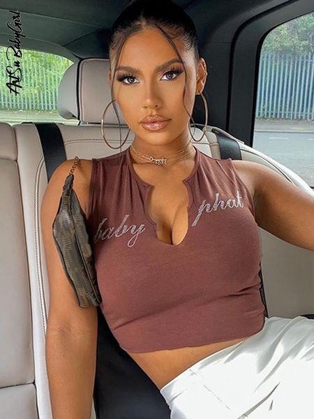 camisoles tanks women letter print crop black tank basic sleeveless brown vest streetwear y2k clothes summer 230327, Black;white
camisoles tanks women letter print crop black tank basic sleeveless brown vest streetwear y2k clothes summer 230327, Black;white