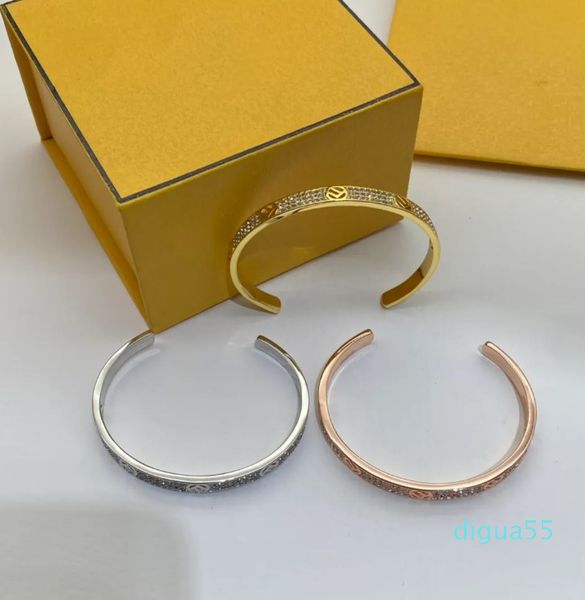 gold bangle for men fashion letters bracelets women chain designer jewelry crystal 18k gold plated stainless steel wedding lovers bracelet, Black
gold bangle for men fashion letters bracelets women chain designer jewelry crystal 18k gold plated stainless steel wedding lovers bracelet, Black