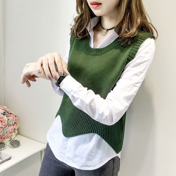 women's vests women sweater vest spring autumn sweater vest women's sleeveless slim fit pullover sweater vest women's clothin, Black;white
women's vests women sweater vest spring autumn sweater vest women's sleeveless slim fit pullover sweater vest women's clothin, Black;white