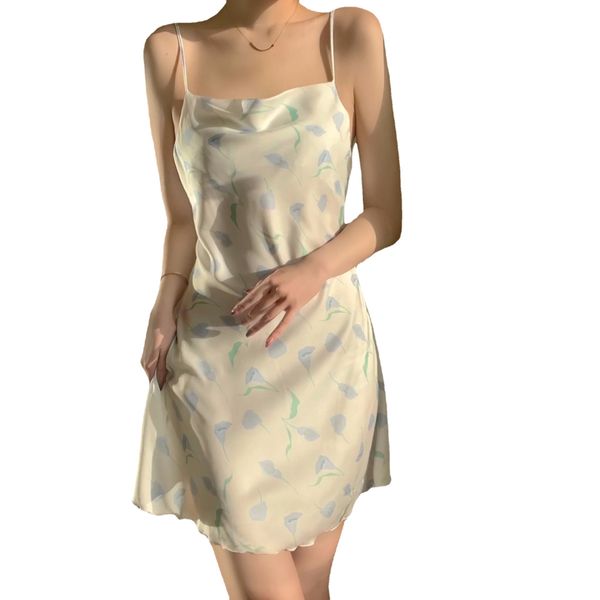 2023 summer new women's nightdress suspender ice ribbon chest pad nightdress printed suspender nightdress
2023 summer new women's nightdress suspender ice ribbon chest pad nightdress printed suspender nightdress