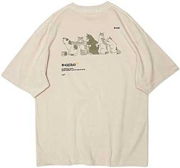 mens women vintage oversize shirts summer hipster printed casual tee couple clothes streetwear t-shirtoers, White;black
mens women vintage oversize shirts summer hipster printed casual tee couple clothes streetwear t-shirtoers, White;black