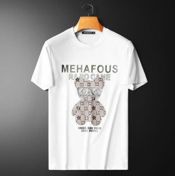 european goods men's t-shirts summer new square round neck t-shirt men's tide brand light luxury slim short-sleeved top, White;black
european goods men's t-shirts summer new square round neck t-shirt men's tide brand light luxury slim short-sleeved top, White;black