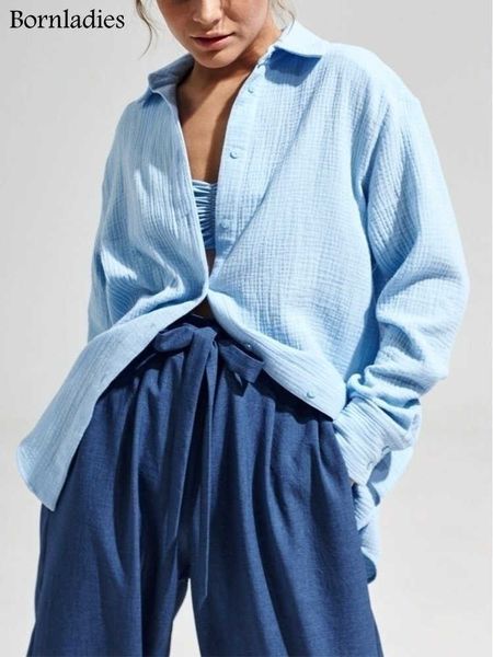 women's blouses shirts bornladies 2023 women's spring summer cotton shirts office lady fashionable solid lady long sleeve loose c, White
women's blouses shirts bornladies 2023 women's spring summer cotton shirts office lady fashionable solid lady long sleeve loose c, White