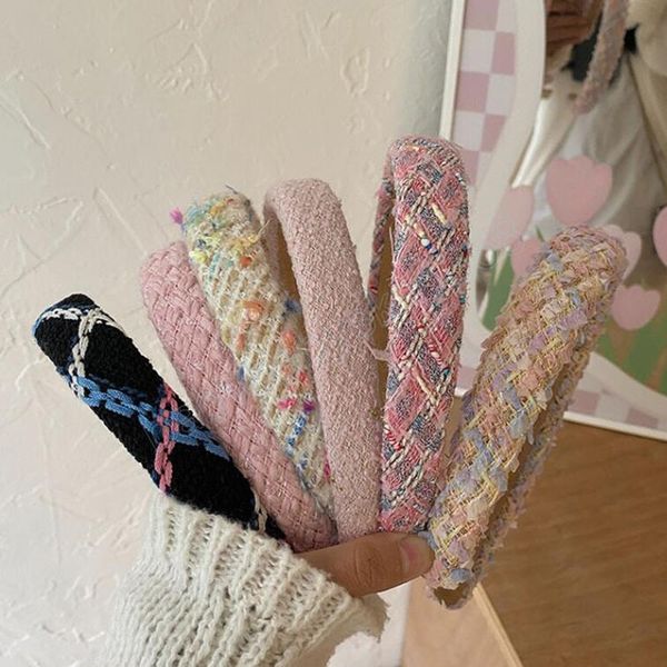 fashion women headband fresh light color hairband warm plaid turban spring headwear hair accessories, Slivery;white
fashion women headband fresh light color hairband warm plaid turban spring headwear hair accessories, Slivery;white