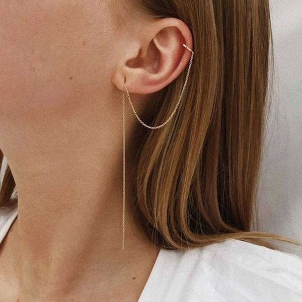 charm moonmory real 925 sterling silver wedding earring for women with chain fashion jewelry silver ear cuff brincos one piece aa230327, Golden
charm moonmory real 925 sterling silver wedding earring for women with chain fashion jewelry silver ear cuff brincos one piece aa230327, Golden