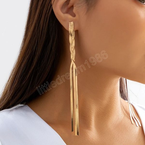 gold color long chain drop earring for women wedding vintage dangle earring trendy accessories party jewelry, Silver
gold color long chain drop earring for women wedding vintage dangle earring trendy accessories party jewelry, Silver