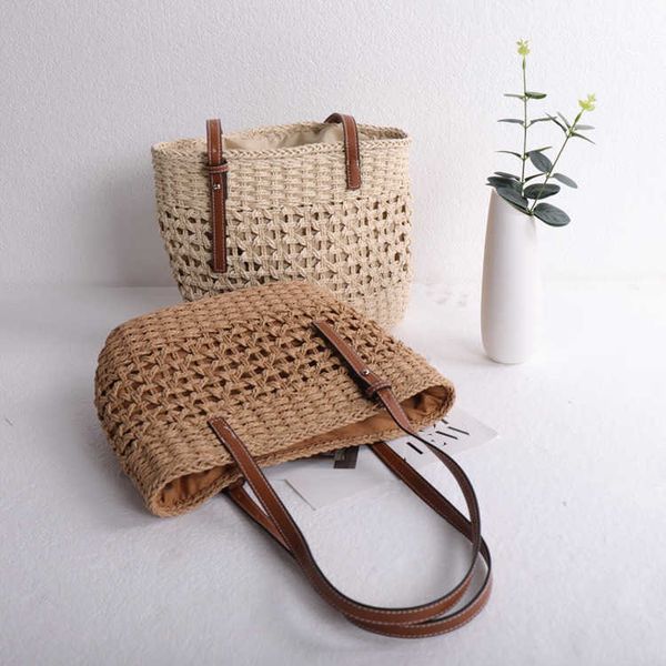 fashion beach bag for women 2023 new straw woven bags simple single shoulder pure hand weaving large capacity shopping purse 230428bj
fashion beach bag for women 2023 new straw woven bags simple single shoulder pure hand weaving large capacity shopping purse 230428bj
