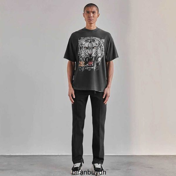 men's t-shirts the correct version of spring and summer tiger head print high street loose men women's same short-sleeved t-shirt, White;black
men's t-shirts the correct version of spring and summer tiger head print high street loose men women's same short-sleeved t-shirt, White;black