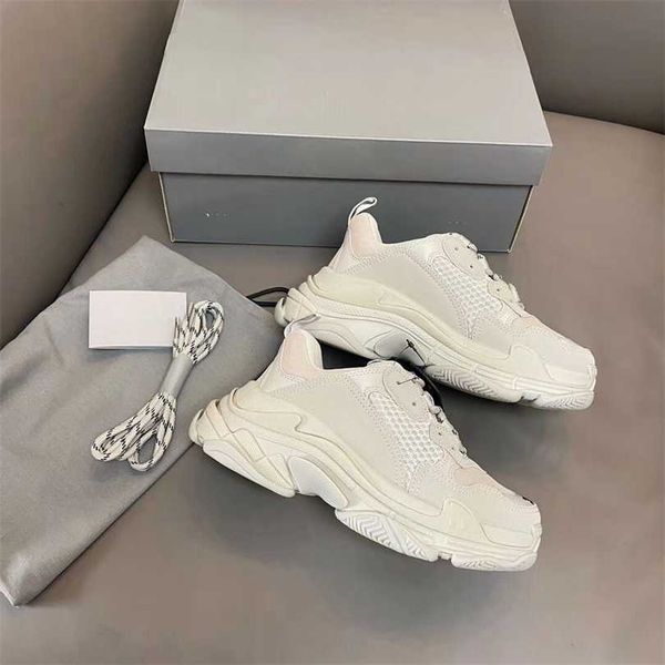 triple s beige sneaker chunky shoes thick bottom dad shoe newst color casual shoe trainers box included selling outdoor sneakers, Black
triple s beige sneaker chunky shoes thick bottom dad shoe newst color casual shoe trainers box included selling outdoor sneakers, Black