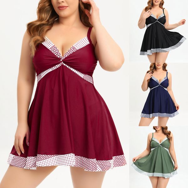 women's swimwear elegant femme summer bikinis women spaghetti strap high waist swimsuit vestido bikini pleated beach dress fc90 230327, White;black