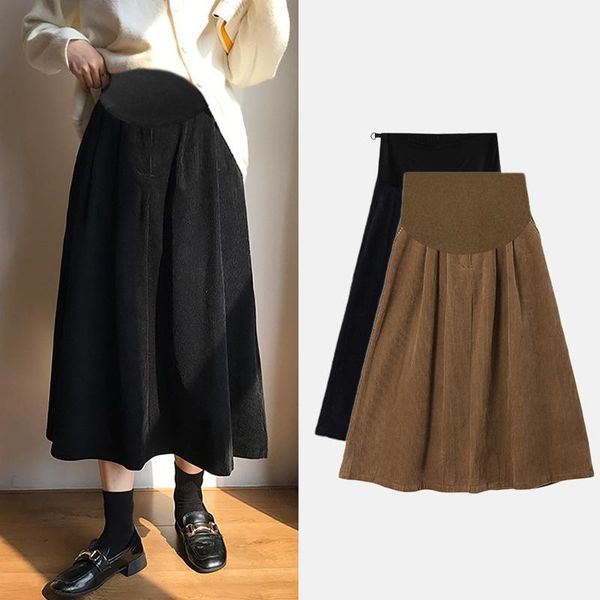 lounge maternity corduroy skirt long fashion pleated maternity skirts for pregnant women large size pregnancy skirt new arrival, White
lounge maternity corduroy skirt long fashion pleated maternity skirts for pregnant women large size pregnancy skirt new arrival, White