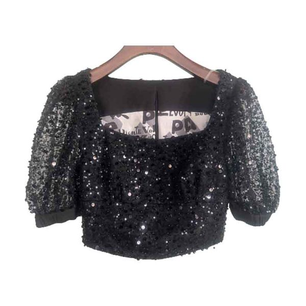 women's clothing apparel french sequin square neck small fragrant short sleeve women's new fashion celebrity unique premium feel b, White
women's clothing apparel french sequin square neck small fragrant short sleeve women's new fashion celebrity unique premium feel b, White