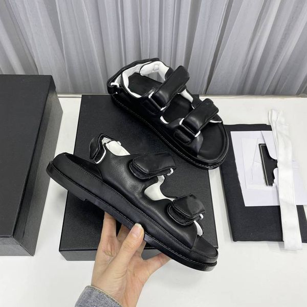 2023 women's sandals peep-toe chunky heel summer sandals leather designer large size fashion channel elegant temperament office shoes x, Black
2023 women's sandals peep-toe chunky heel summer sandals leather designer large size fashion channel elegant temperament office shoes x, Black