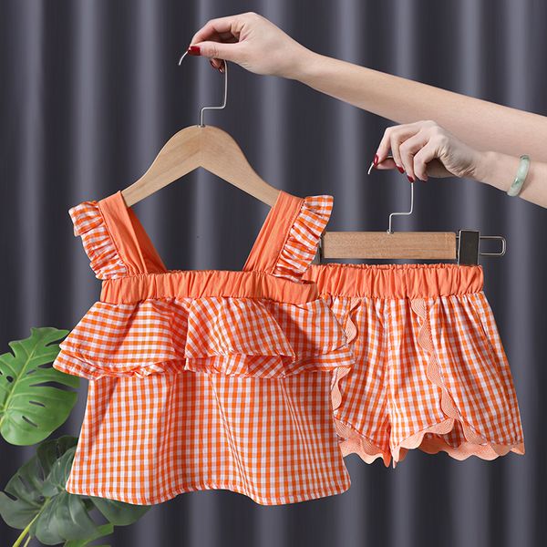 clothing sets kids clothes girls ruffles sleeveless summer spanish shorts 2pcs outfits 230327, White
clothing sets kids clothes girls ruffles sleeveless summer spanish shorts 2pcs outfits 230327, White