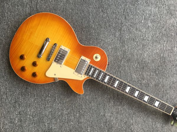 custom burst electric guitar, one piece body&neck, rosewood fretboard fret binding guitar
custom burst electric guitar, one piece body&neck, rosewood fretboard fret binding guitar