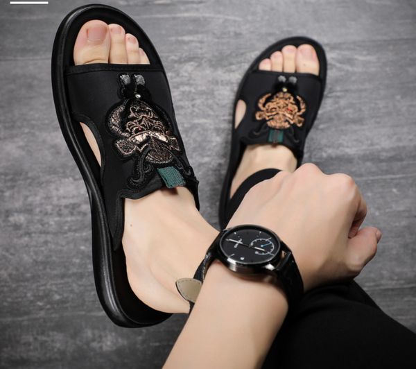 men sandals summer classic shoes slippers soft sandals men roman comfortable walking footwear zapatillas hombre, Black
men sandals summer classic shoes slippers soft sandals men roman comfortable walking footwear zapatillas hombre, Black