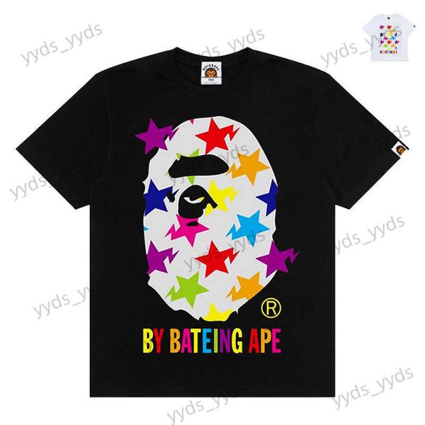 men's t-shirts ins super fire t-shirt ape human head color star letter print round neck loose fitting male and female student short sle, White;black
men's t-shirts ins super fire t-shirt ape human head color star letter print round neck loose fitting male and female student short sle, White;black