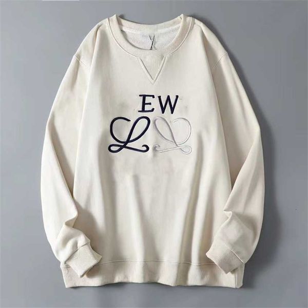 22 early autumn lo's new two-color embroidered round neck sweater cover loose couple's fashion brand, Black
22 early autumn lo's new two-color embroidered round neck sweater cover loose couple's fashion brand, Black