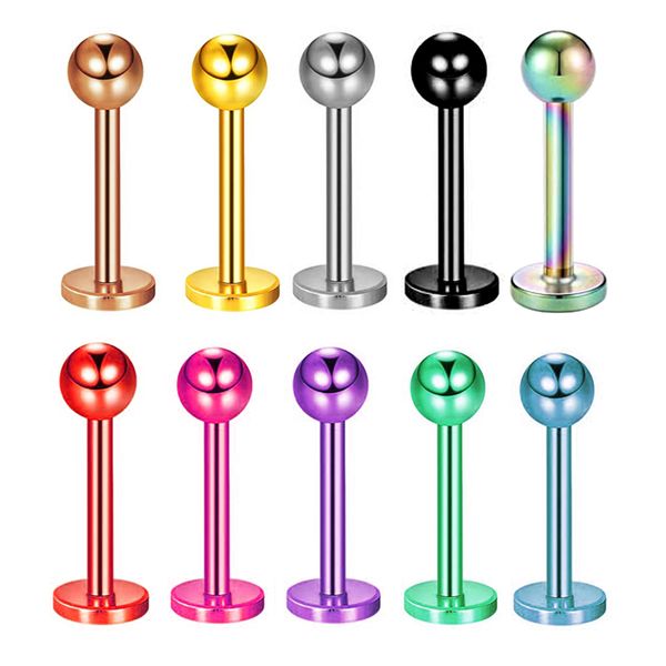 stainless steel labret piercing set 12g tragus piercing stud lot labret stud lip ring bulk cartilage earring stud helix 11 color, Black
stainless steel labret piercing set 12g tragus piercing stud lot labret stud lip ring bulk cartilage earring stud helix 11 color, Black