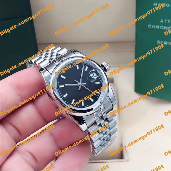 highquality women's watch 31mm black dial 178240 278240 sapphire glass asia 2813 automatic mechanical women's watch silver stainle, Slivery;brown
highquality women's watch 31mm black dial 178240 278240 sapphire glass asia 2813 automatic mechanical women's watch silver stainle, Slivery;brown