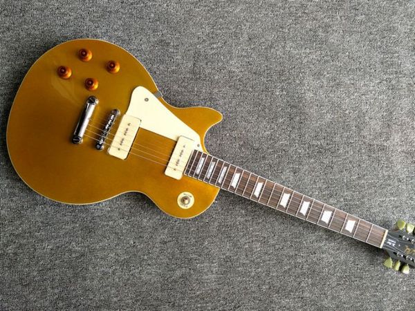 wholesale & retail new style p90 pickup gold pattern left hand guitar electric guitar high quality
wholesale & retail new style p90 pickup gold pattern left hand guitar electric guitar high quality