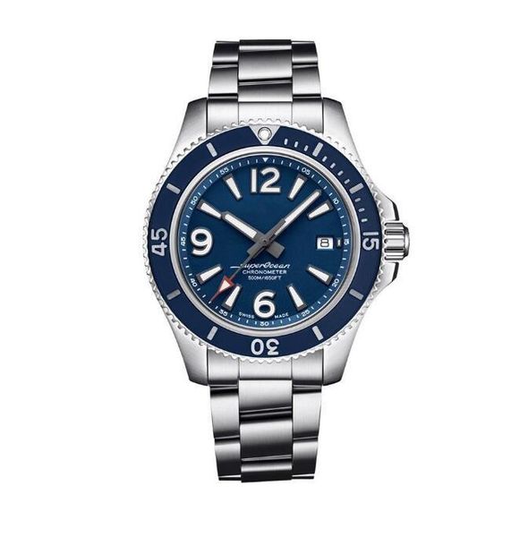 u1 aaa brietling luxury new men watch ocean rotatable bezel superocean black blue rubber stainless steel sapphire glass automatic mechanical, Slivery;brown
u1 aaa brietling luxury new men watch ocean rotatable bezel superocean black blue rubber stainless steel sapphire glass automatic mechanical, Slivery;brown