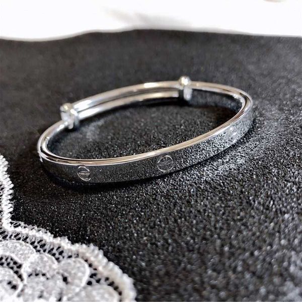 designer bracelet love bangle closed fashion silver bracelet simple press deduction couple colorless gift, Black
designer bracelet love bangle closed fashion silver bracelet simple press deduction couple colorless gift, Black