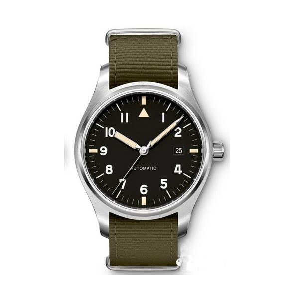 0 mens mechanical pilot mark xviii watch leather black automatic, Slivery;brown
0 mens mechanical pilot mark xviii watch leather black automatic, Slivery;brown
