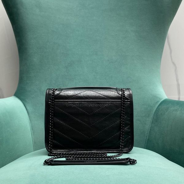 pleated cowhide niki black chain shoulder bags designers woman messenger handbag black color courier bag luxury small capacity real leather, Black;red
pleated cowhide niki black chain shoulder bags designers woman messenger handbag black color courier bag luxury small capacity real leather, Black;red