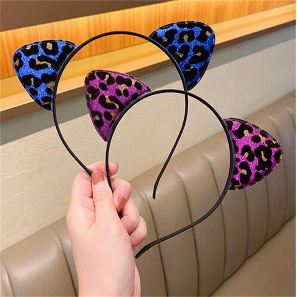 european and american cat's ears (steamed cat-ear shaped bread) headband retro leopard pattern cute animal ear hair ornament ab1135, Silver
european and american cat's ears (steamed cat-ear shaped bread) headband retro leopard pattern cute animal ear hair ornament ab1135, Silver