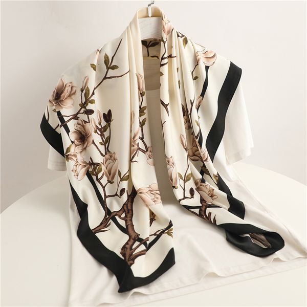 scarves twill square scarf hijab women print floral beach stoles shawl headscarves neckercheif bandana pareo foulard 9090cm 230328, Blue;gray
scarves twill square scarf hijab women print floral beach stoles shawl headscarves neckercheif bandana pareo foulard 9090cm 230328, Blue;gray